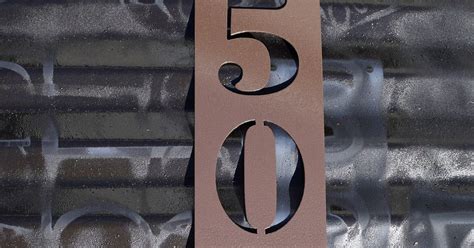 metal house numbers home depot|3 inch metal house numbers.